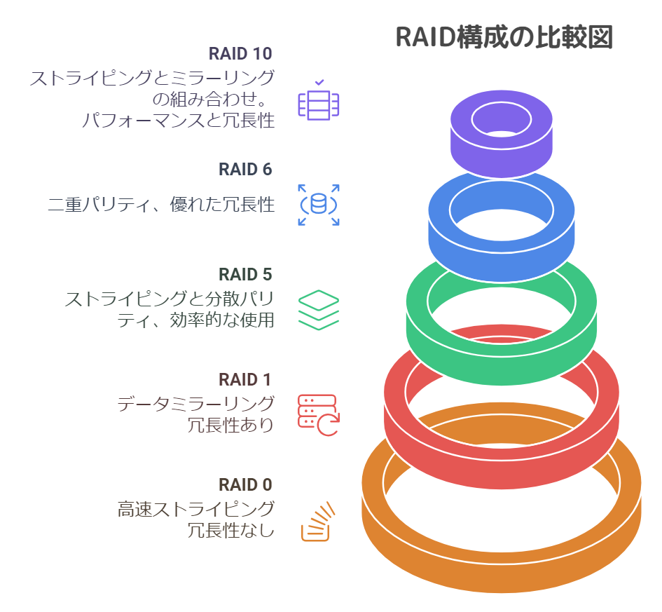 image 【図解で】RAIDという基本情報試験の定番【すぐわかる】